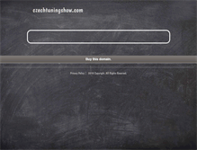 Tablet Screenshot of czechtuningshow.com